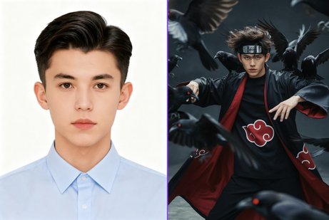 Itachi Cosplay Boy Filter | Generated by Trending AI Photo - trendingaiphoto.com